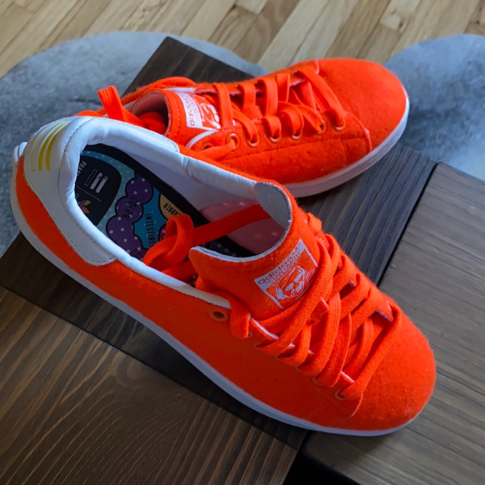 Pharrell x Adidas Tennis Pack II-Neon Orange-6.5